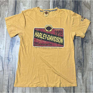 HARLEY-DAVIDSON USA made T-Shirt Medium Ft Myers Florida 2014 Lightweight Biker.